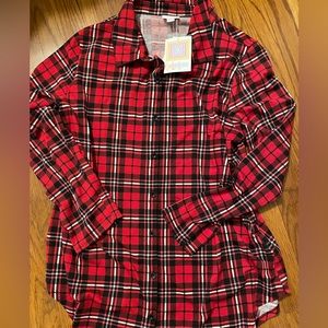 New With Tags LulaRoe Large Valentina Plaid